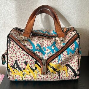 💚L.A.M.B. Graffiti handbag tote
